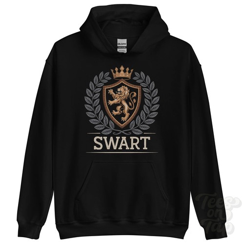 Swart fantasy wappen hoodie - fantasy,