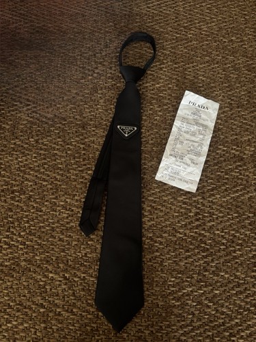 Prada herren krawatte schwarz - prada,